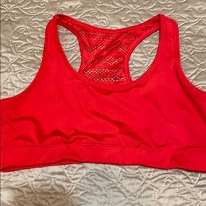 Zyia red bomber bra l/xl